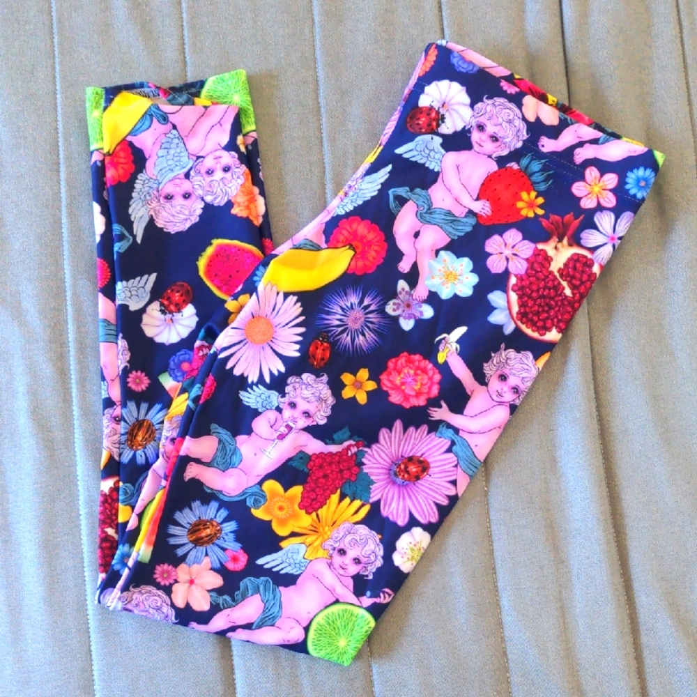 Beautiful Genius x Jordan Piantedosi maximalist fruit+ cherub leggings - Picture 2 of 13